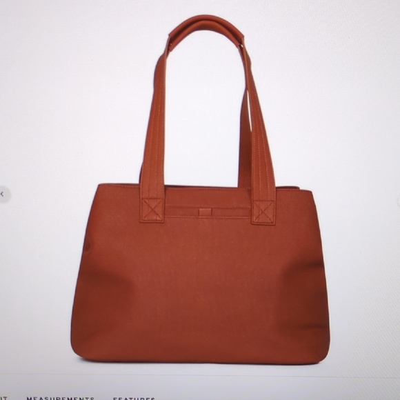Lug Tempo Matte Luxe VL Large Tote Bag - Copper - NWT - Picture 6 of 16